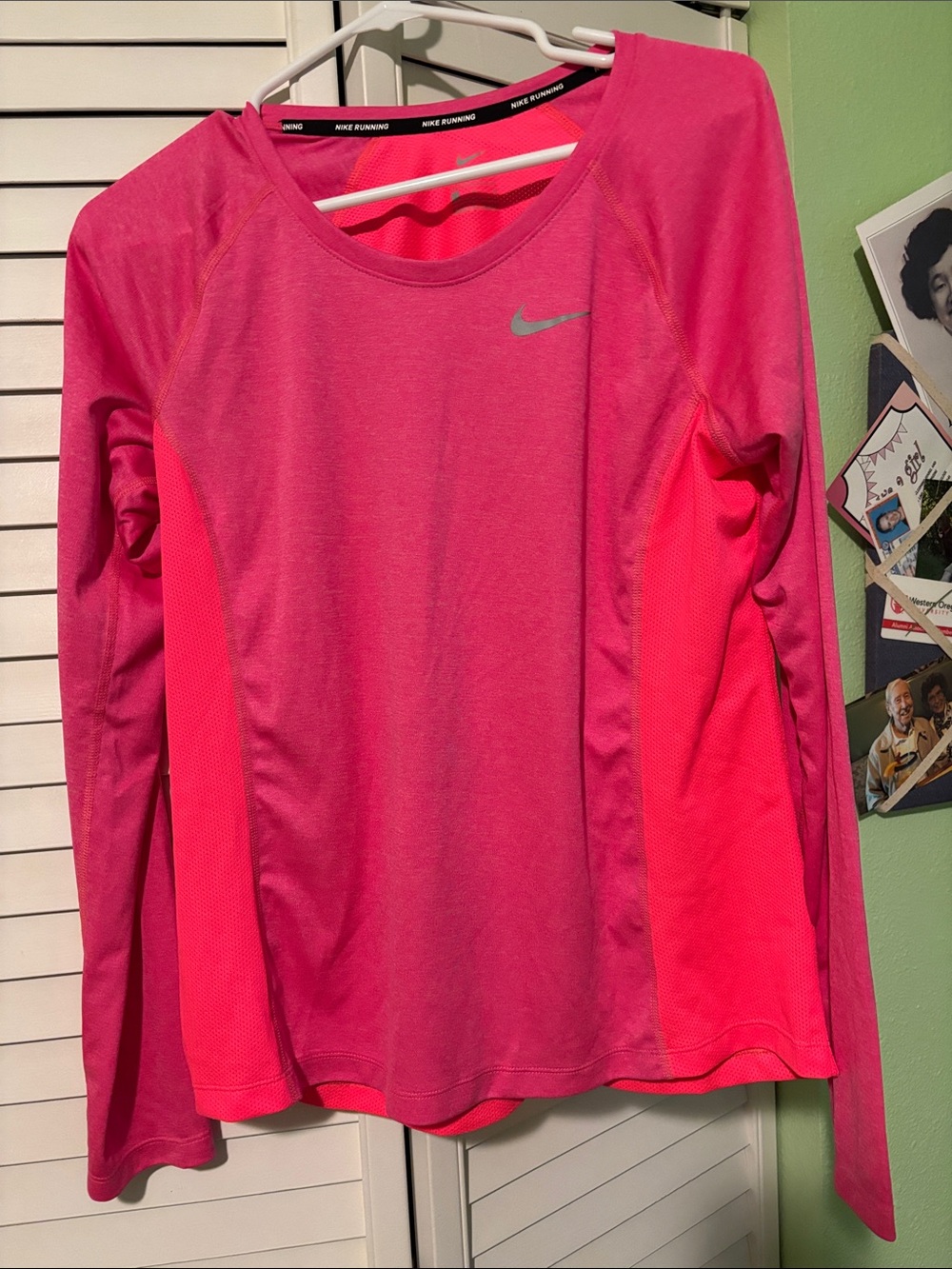 Nike Pink Women's Long-Sleeve Performance Top